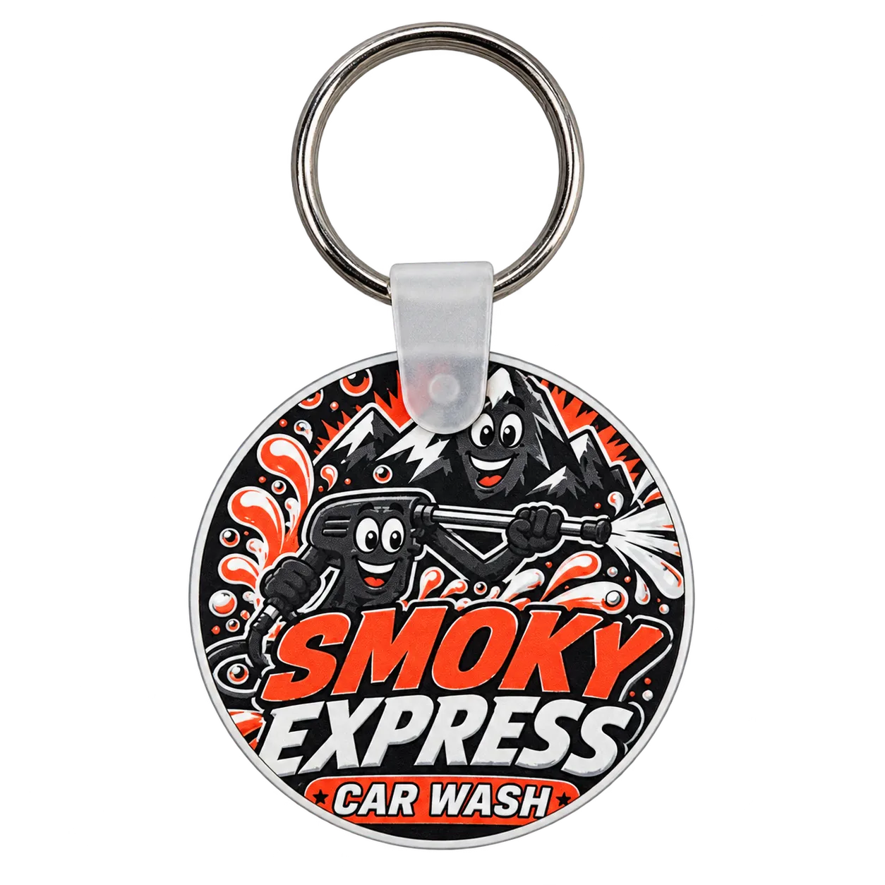 Smoky Express branded key ring product.